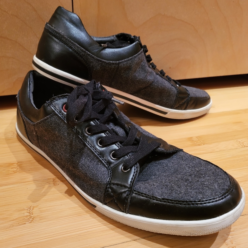 Aldo men's felted leather casual smart dress shoes US11